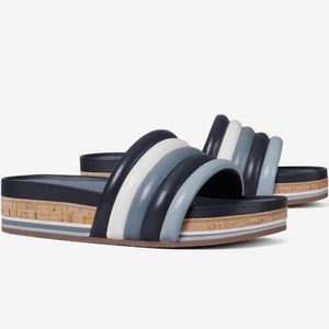 Tory Burch Quilted Platform Slides